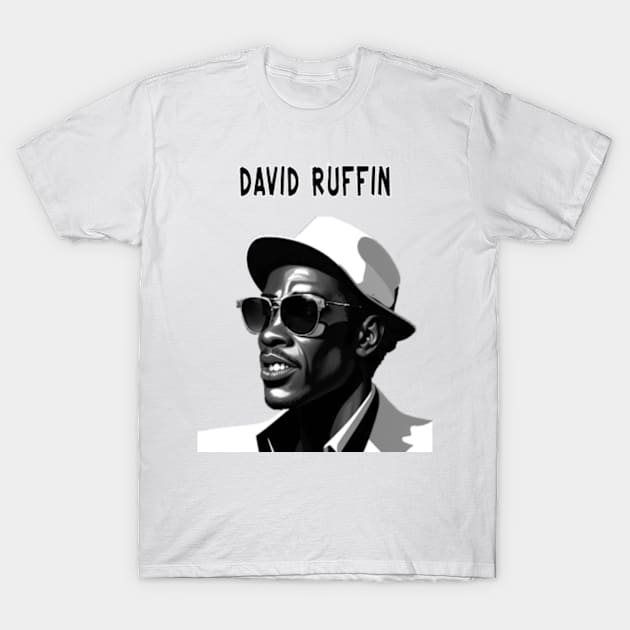 David Ruffin T-Shirt by Moulezitouna